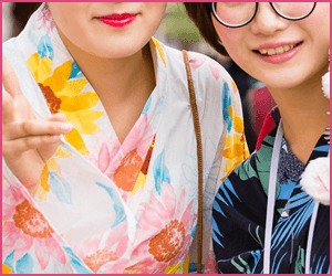 汗やお化粧で着物を汚さない方法